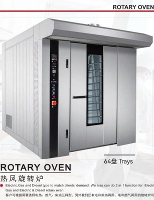 Thiết bị làm bánh thương mại điện Diesel Gas Rotary