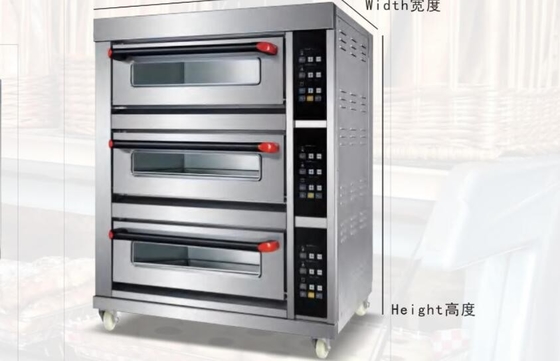 Lò hơi thương mại Lò nướng điện Pizza Bánh mì Bánh trung thu Nhiệt độ cao