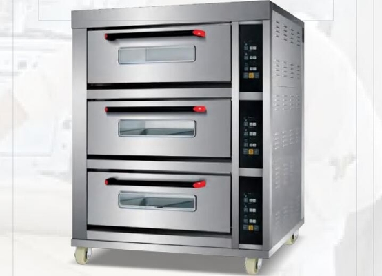 Pizza Bánh Mì Lò Nướng Điện 380V Bánh Trung Thu Nhiệt Độ Cao Thông Minh
