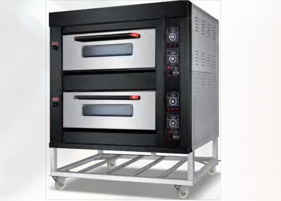 Lò nướng bánh thương mại bằng gas 220V Titan đen