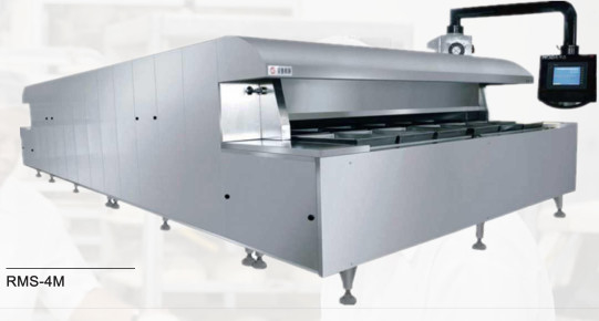 Lò nướng bánh pizza băng tải 220v Đường hầm 380v Công suất lớn