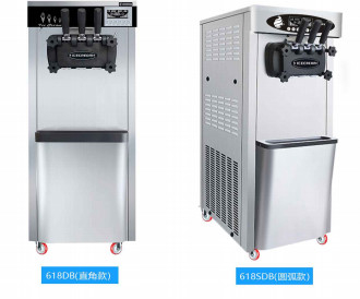 Máy làm kem làm lạnh sơ bộ máy nén đơn Bộ giảm tốc im lặng với bánh răng thép mặt đất
