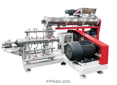 Máy đùn thức ăn cho cá nổi 3000 - 4000kg / H 50Hz cho động vật ổn định theo cách ướt
