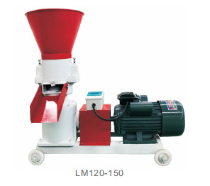 Máy làm thức ăn gia cầm chống mài mòn 30kw 60 - 100kg / H Khuôn phẳng