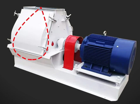 Máy nghiền búa thả nước cơ sở tích hợp 100kw Độ bền kết cấu cao SS304