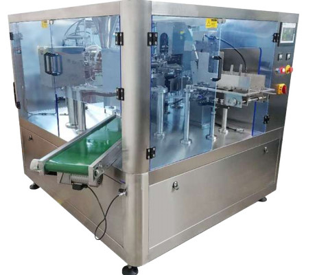 Máy đóng gói quay túi Premade Cảnh báo tự động Chức năng bảo vệ 60 túi / phút