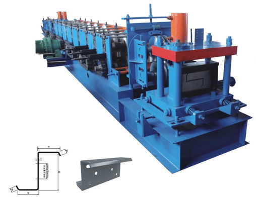 Máy cán xà gồ Z màu xanh 10m / phút cho thép màu