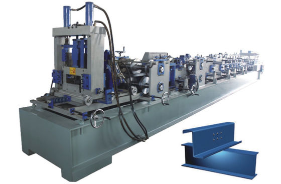 Máy cán xà gồ Z màu xanh 10m / phút cho thép màu