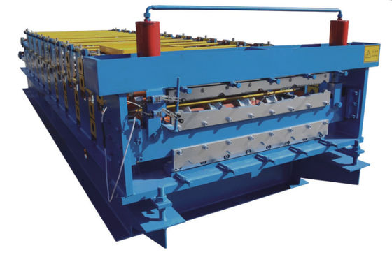 Máy cán thép màu 7,5KW 1200mm Lớp kép