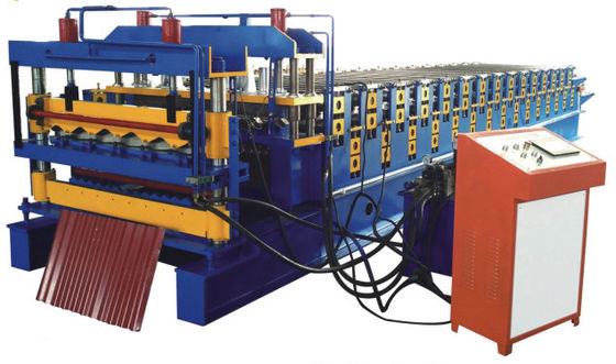 Máy cán thép màu 7,5KW 1200mm Lớp kép