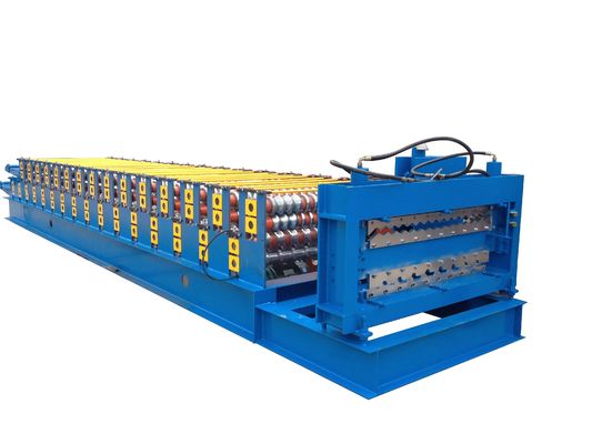 Máy tạo hình cửa cuốn 18m / phút Ngói thép màu ISO