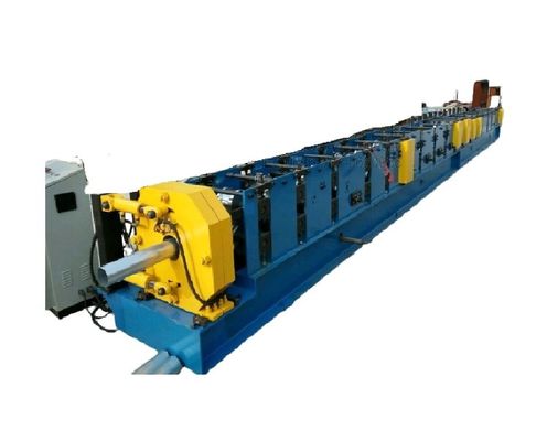 Downspout Gutter Roll Forming Machine 15m / phút Truyền xích