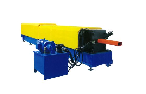 Downspout Gutter Roll Forming Machine 15m / phút Truyền xích