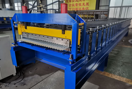 Máy cán thép màu 4,5T cho tấm sóng cao