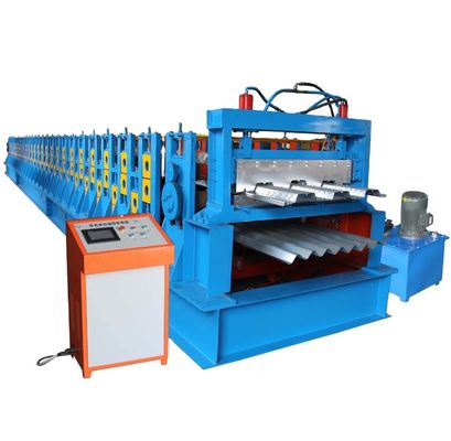 Máy cán tấm hai lớp Tấm thép sàn 22KW