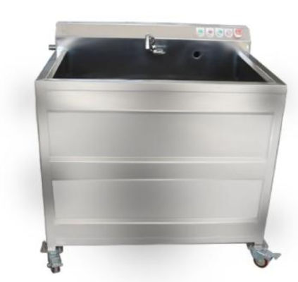 Máy móc chế biến thực phẩm SS304 Máy giặt rau củ hai bể