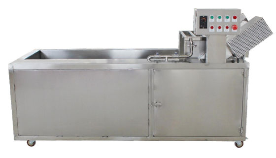 Máy rửa bong bóng rau 800kg / h, Máy rửa trái cây công nghiệp 3,2m
