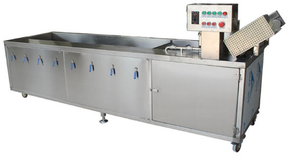 Máy rửa bong bóng rau 800kg / h, Máy rửa trái cây công nghiệp 3,2m
