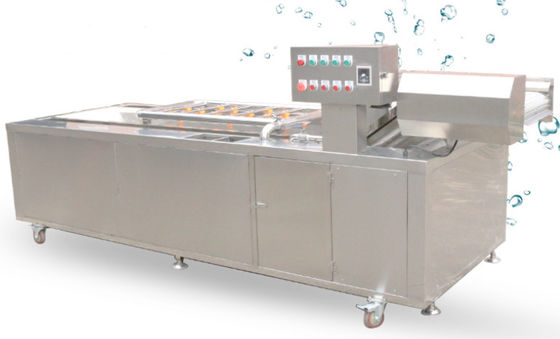 1500Kg / h Máy chế biến thực phẩm Dây chuyền truyền động Thiết bị rửa rau