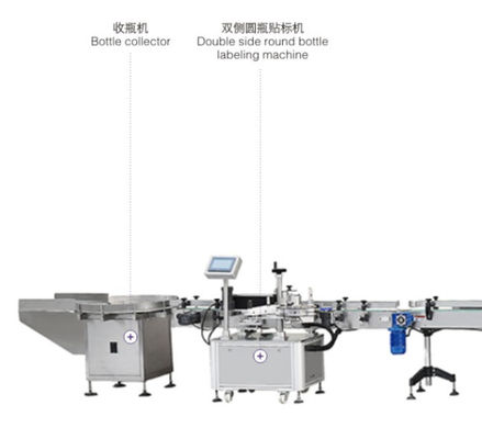 Dây chuyền sản xuất máy đóng nắp và dán nhãn chất lỏng 1000ml
