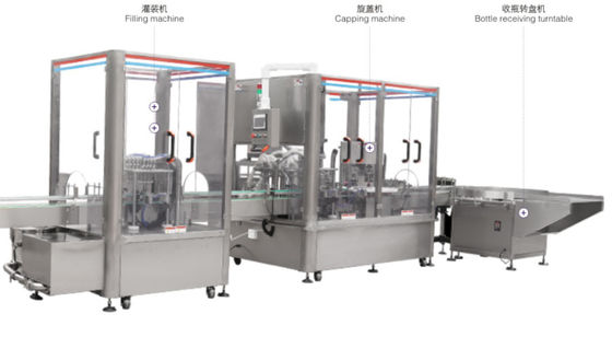 Máy chiết rót chai lỏng tự động GMP 2500 Chai / giờ