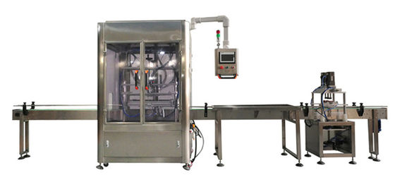 Máy đóng gói tự động dầu đậu phộng, Máy chiết rót chai dầu 1800bph