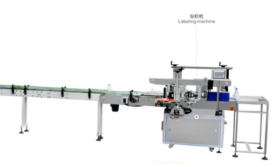 Máy đóng gói chiết rót chống ăn mòn Máy dán nhãn chai tròn 1500bph