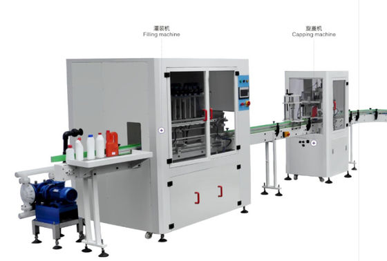 Máy đóng gói chiết rót chống ăn mòn Máy dán nhãn chai tròn 1500bph