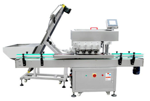 Máy đóng gói chiết rót 1,2KW, Máy đóng nắp tuyến tính tự động 3000bph