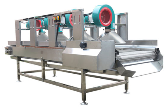 Máy chế biến thực phẩm SS304, Máy làm hoa quả khô không khí 500kg / h