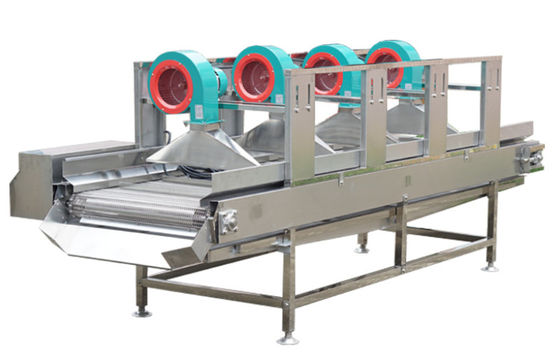 Máy chế biến thực phẩm SS304, Máy làm hoa quả khô không khí 500kg / h
