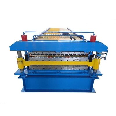 Máy cán thép màu hai lớp Màu xanh lá cây cho bảng tường