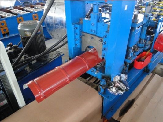 Máy cán cuộn nửa tròn Ridge Cap Màu xanh lá cây 3 pha 2.5T