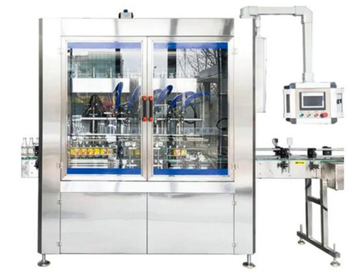 Máy chiết rót nhớt 2KW với điều khiển màn hình cảm ứng PLC