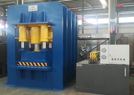 Máy dập nổi cửa thép chống trộm 2000Ton với xi lanh đôi