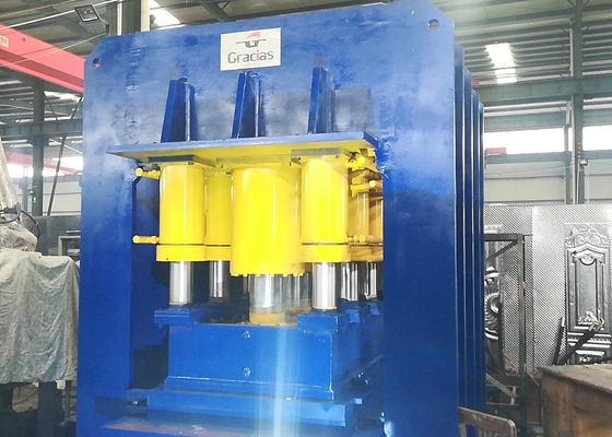 Máy dập nổi cửa thép 15kw 2500T tập trung Máy ép thủy lực
