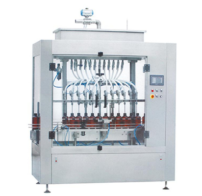 Máy đóng gói chiết rót tự chảy 12 đầu 3000bph 500W