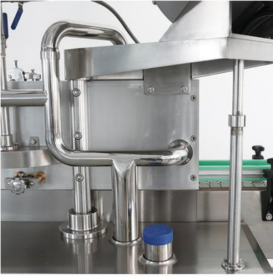 Thuốc trừ sâu nhỏ gọn Máy đóng nắp chân không 3kw 150b / phút