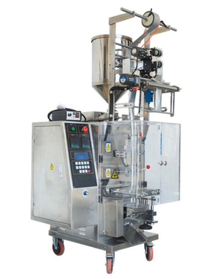 Máy đóng gói chiết rót thẳng đứng 100ml 60 túi / phút đo bơm pít tông