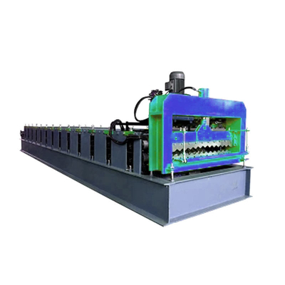 12 trạm Máy tạo hình cửa cuốn Thanh trượt bằng thép mạ kẽm