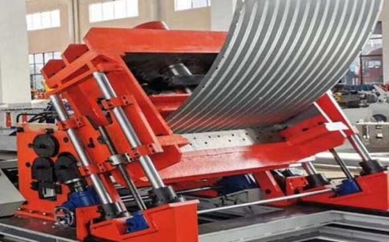 ZX-40 Seamed Steel Plate Silo Máy tạo hình Xoắn ốc 4mm 4,5m / phút