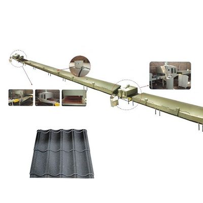 Máy lợp ngói tráng đá ISO, Máy làm ngói lợp bằng tay 30T