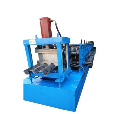 Máy cán tôn lan can đường cao tốc CE Máy đục lỗ san bằng 10T