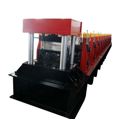 Máy tạo cuộn rào cản sự cố màu đỏ 15m / phút 3T Cho ăn bằng tay