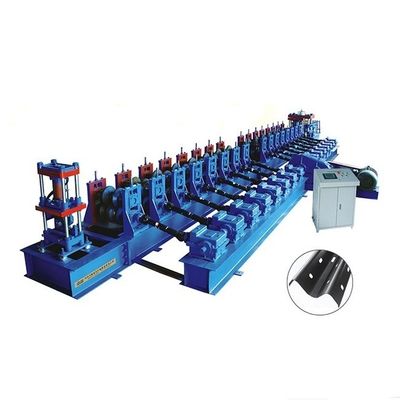 Máy cán tôn lan can đường cao tốc 30KW 12m / phút